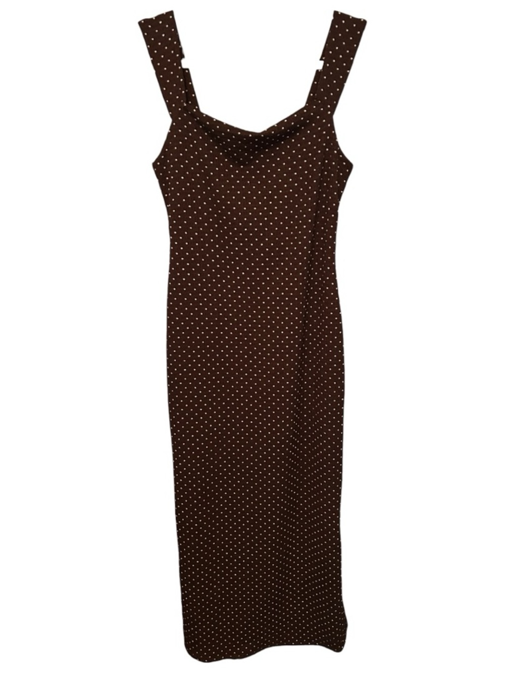 See You‎ Monday NWT Women’s Sleeveless Polka Dot Dress Sz L